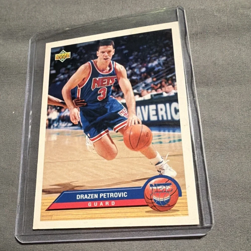 Upper Deck 1992-93 McDonald's Drazen Petrovic #P27 New Jersey Nets